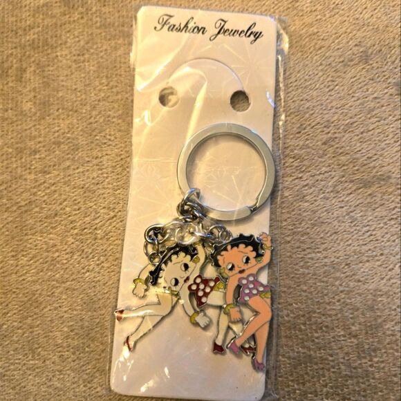 Betty Boop Key Chain Enamel NWT - Picture 1 of 3